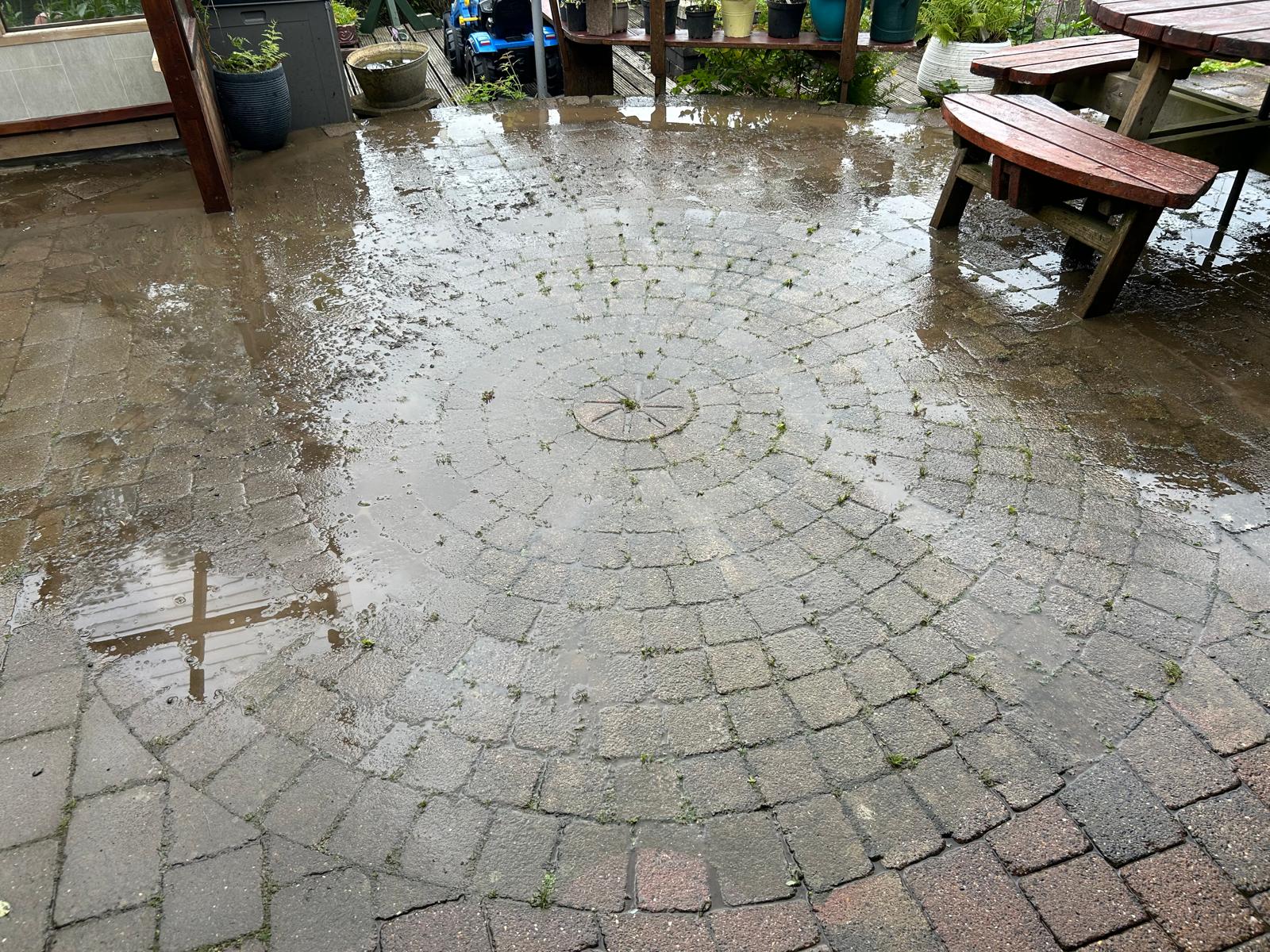 Before Block Paving